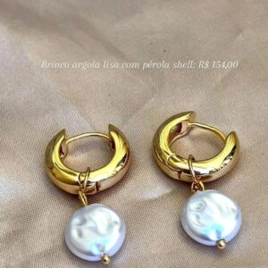 Brinco Perola Clássica