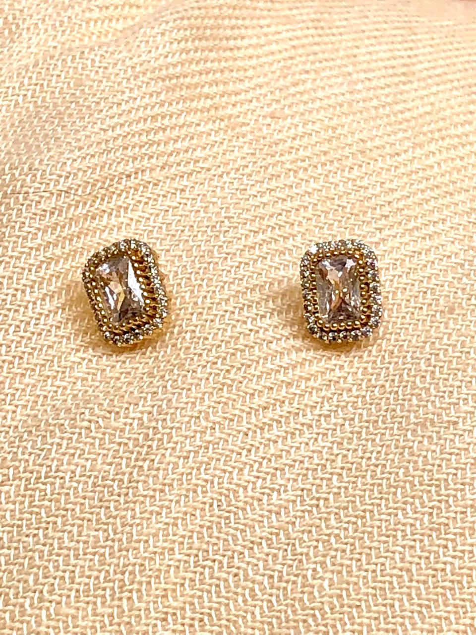 Brinco de Zircônia Branca - Imagem 3