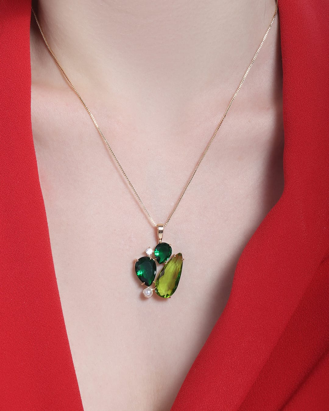 Conjunto Cristais Greenary e Esmeralda - Imagem 2