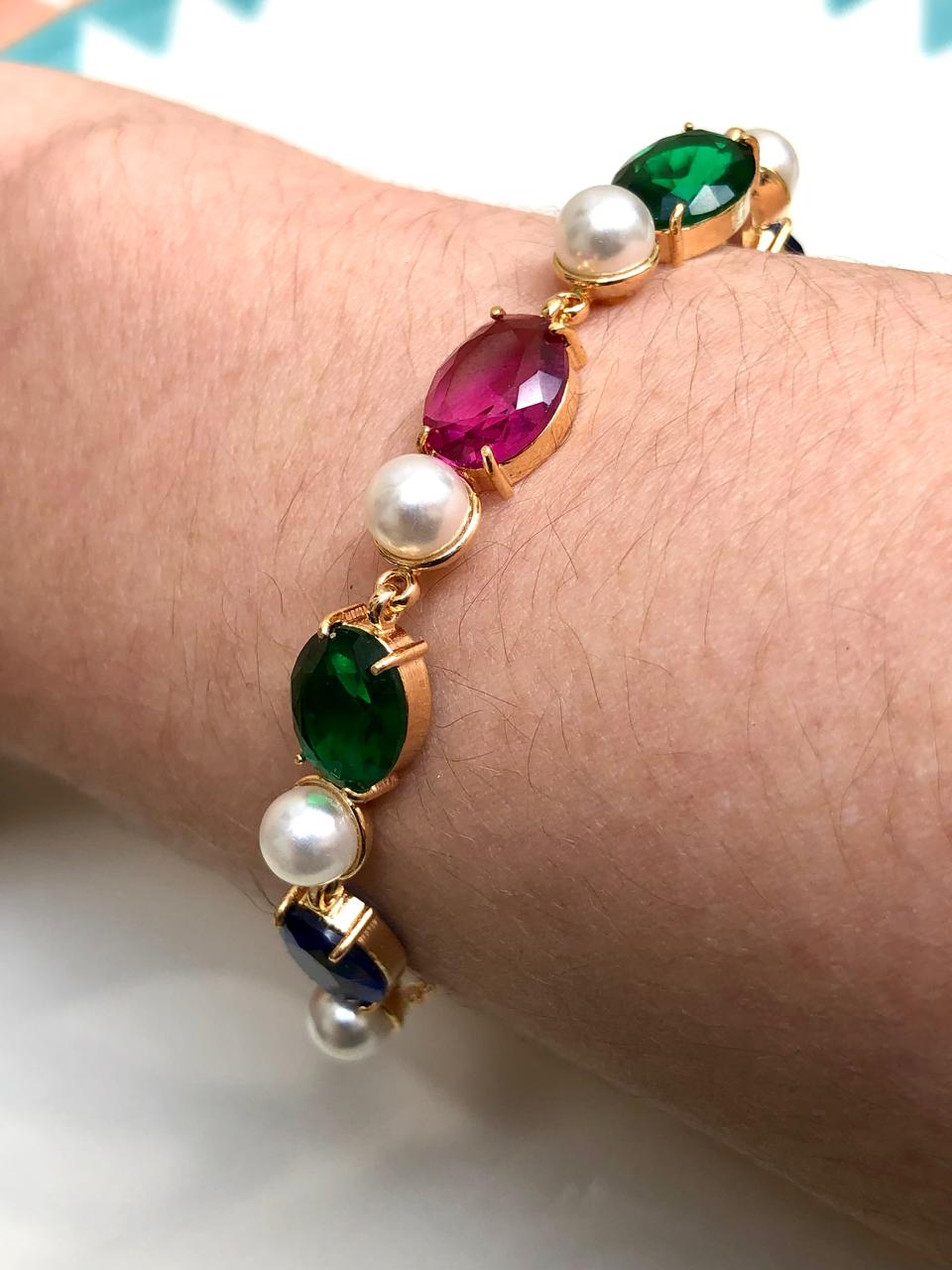 Pulseira Cristal Colorido - Imagem 4