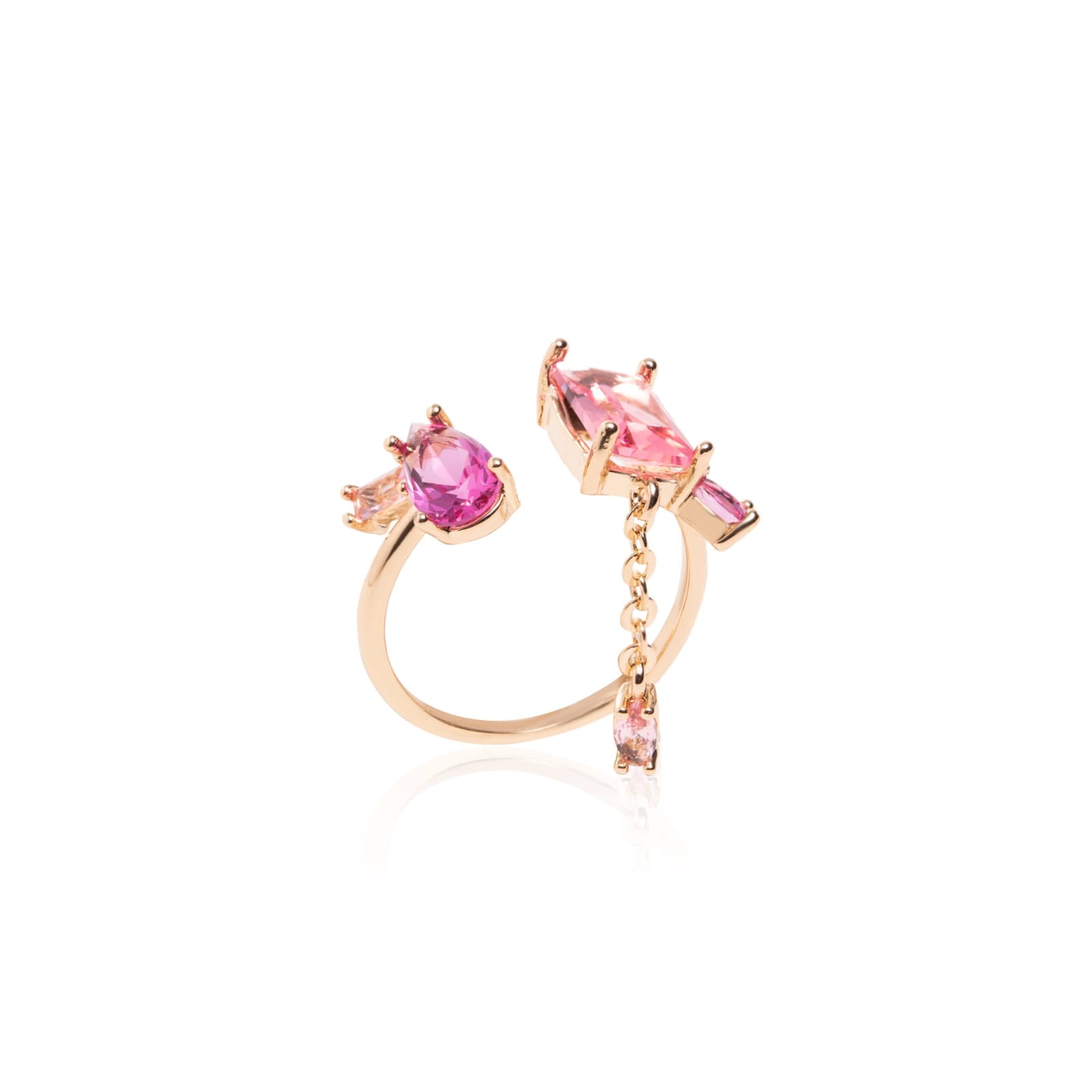 Anel Brilho Rosa Regulável - Imagem 3