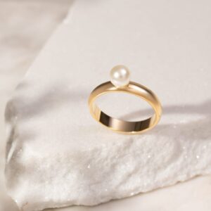 Anel Encanto Perolado Tamanho 14