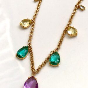 Colar Jardim de Cristais