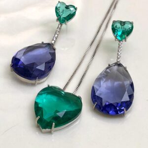 Conjunto Harmonia de Esmeralda e Safira