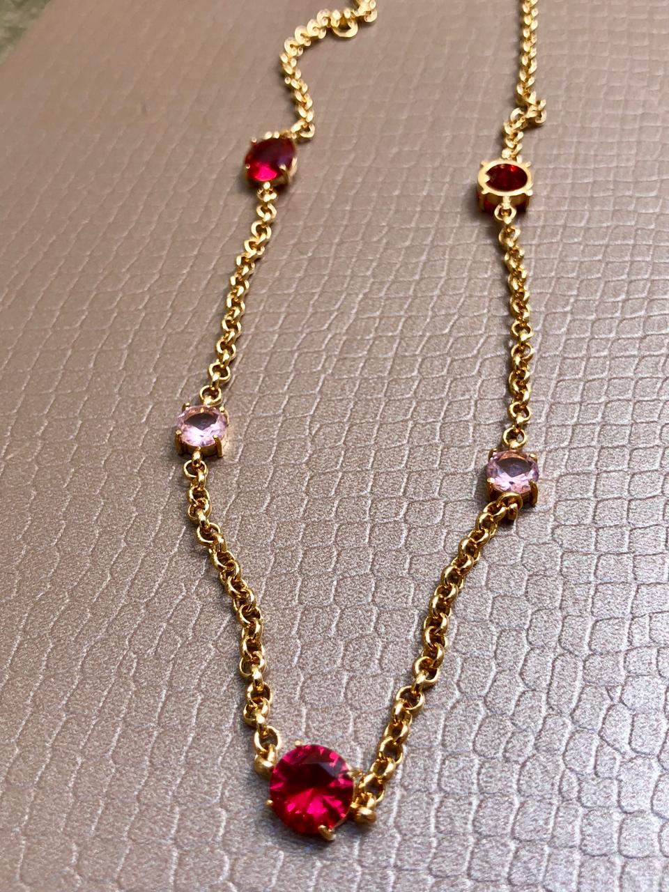 Colar Rodolita Radiante
