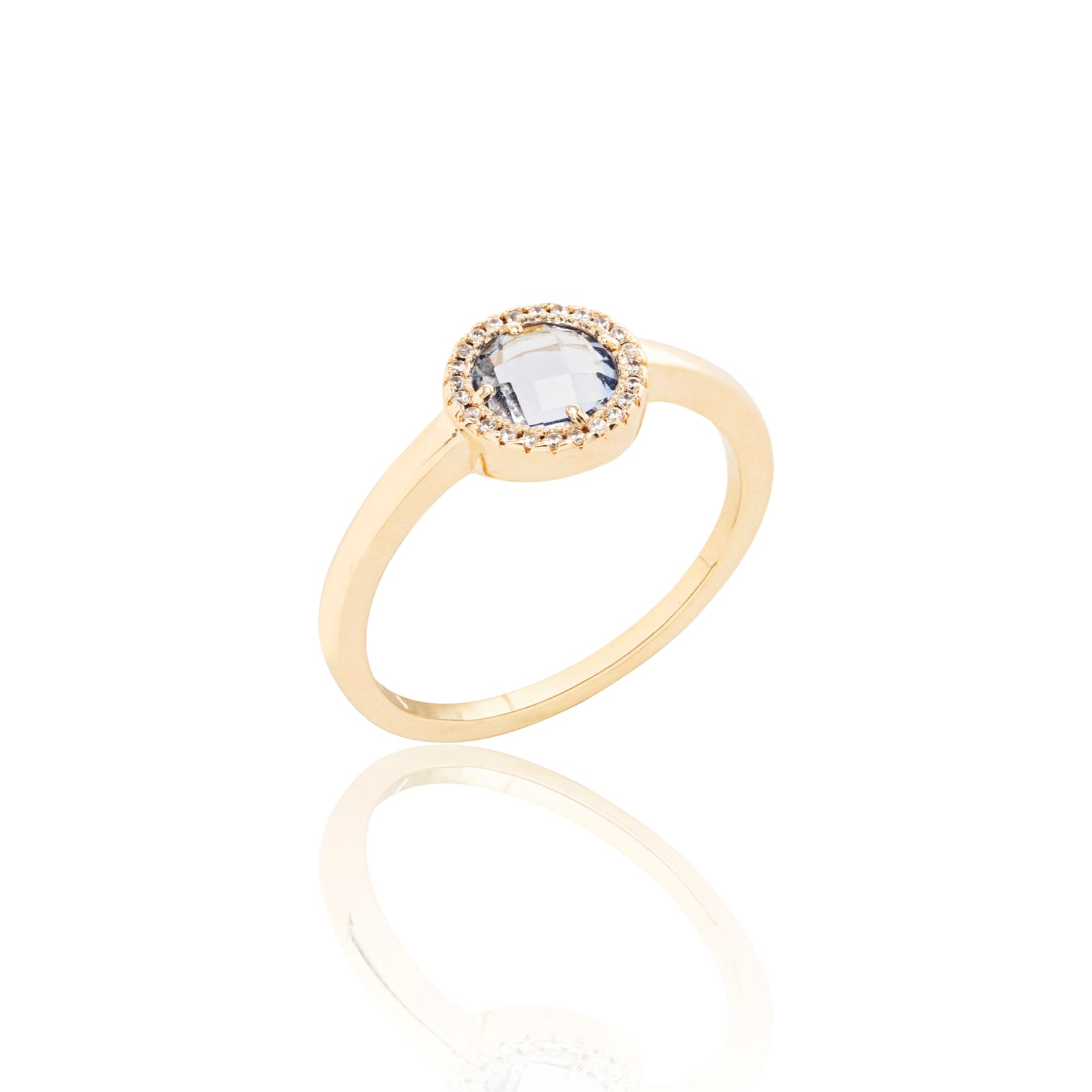 Anel Mar Azul tamanho 19 - Imagem 4