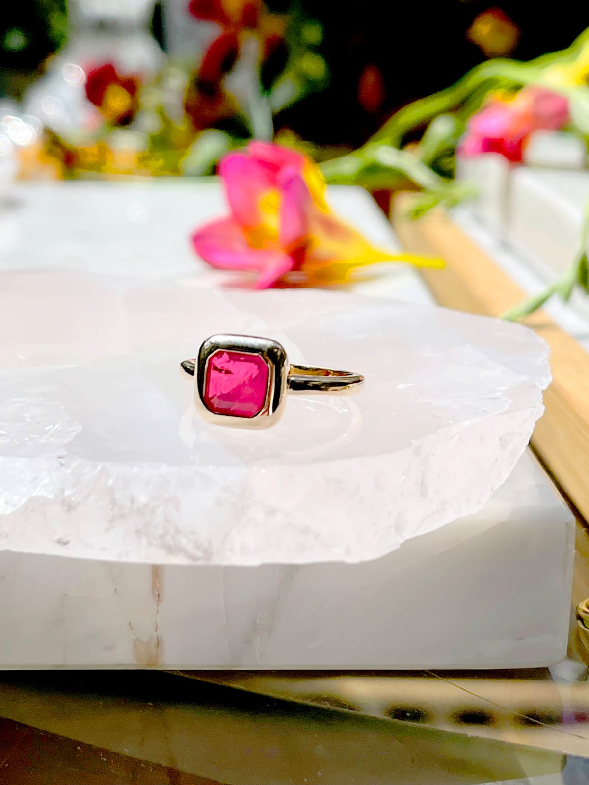 Anel Elegante Fusion Tamanho 19 - Imagem 3