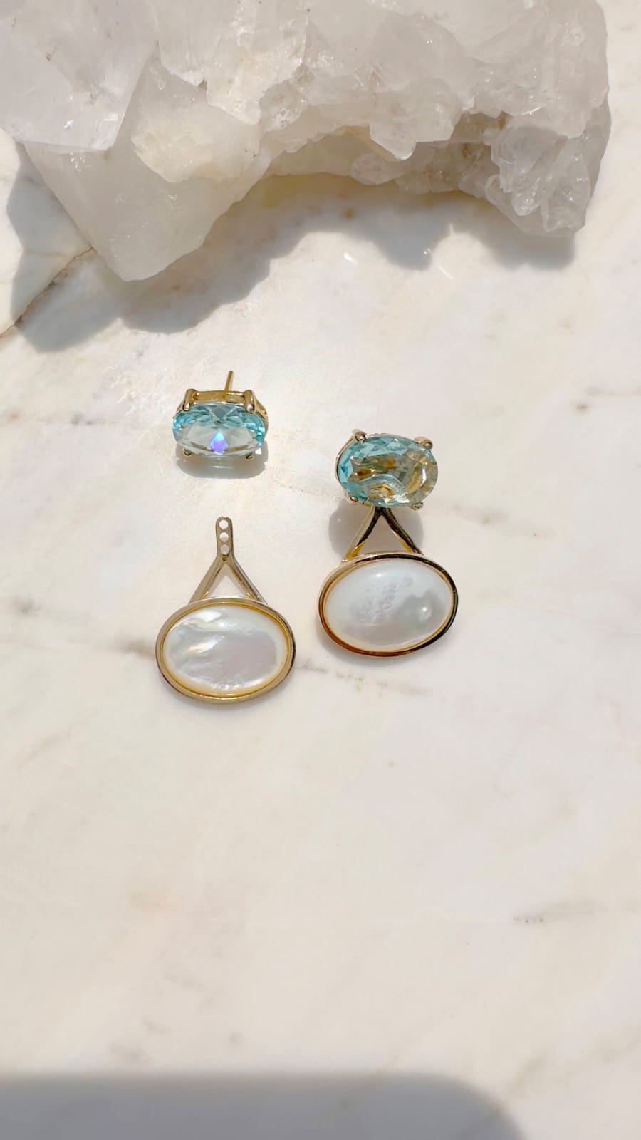 Brinco Cristal Madreperola - Imagem 4